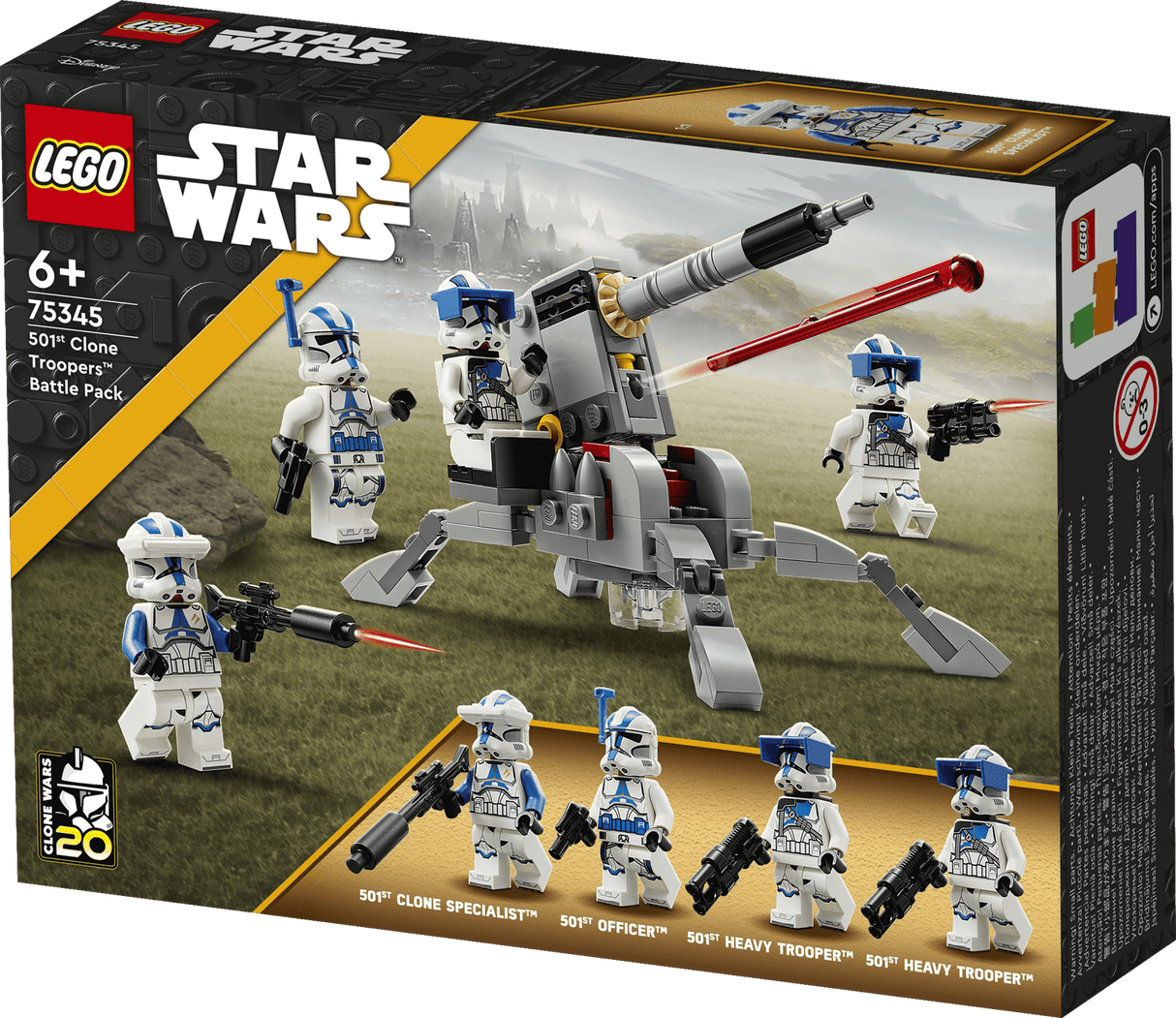 LEGO Star Wars - 501st Clone Troopers Battle Pack 75345