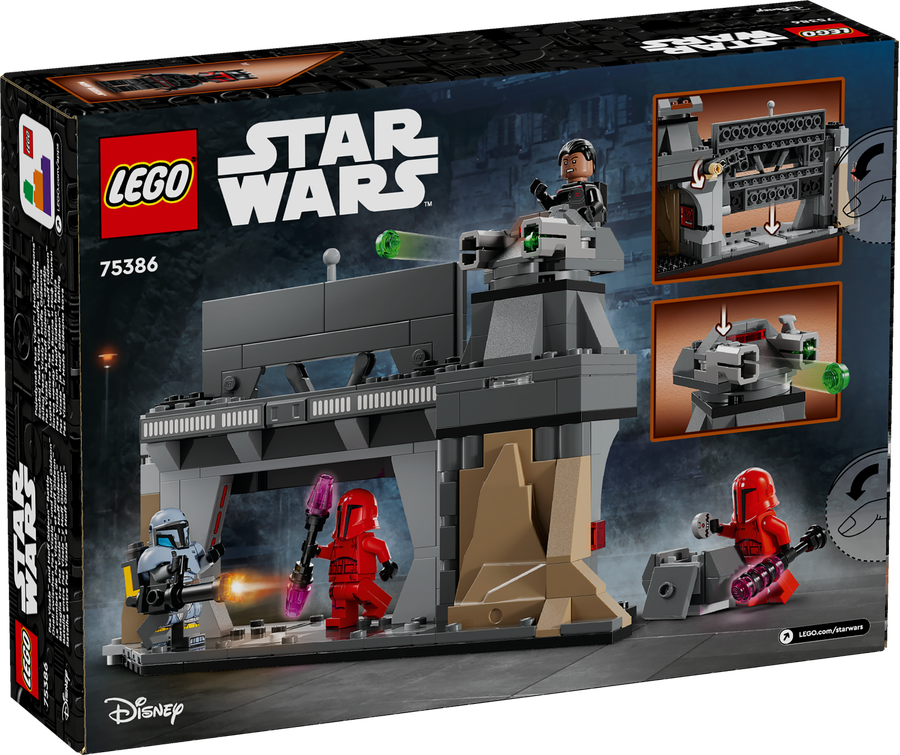 LEGO Star Wars Duell zwischen Paz Vizsla und Moff Gideon 75386
