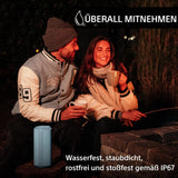 Sony SRS-XE300 - Tragbarer kabelloser Bluetooth-Lautsprecher mit breitem Klangbild - wasserdicht, stoßfest,, blau