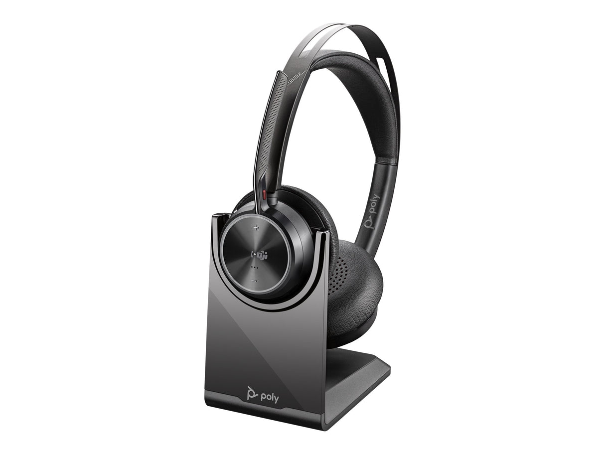 Poly Headset Voyager Focus 2 UC mit Ladestation