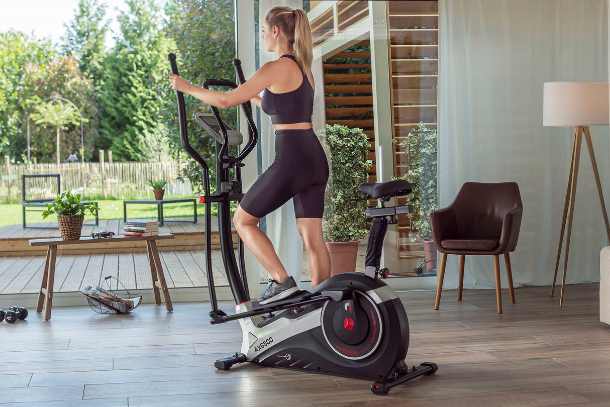 Christopeit Hybride Trainer AX 6500, Heim- Crosstrainer 2 in 1