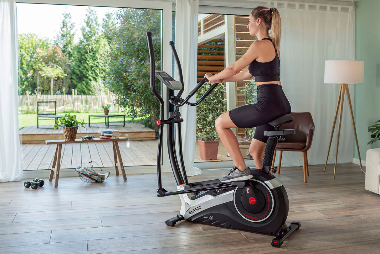 Christopeit Hybride Trainer AX 6500, Heim- Crosstrainer 2 in 1