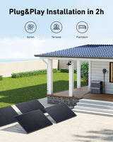 Anker Solix RS50B Balkonkraftwerk Set 2160W Solarmodule 3200Wh Speicher 6000 Ladezyklen 800W erweiterbar Plug and Play