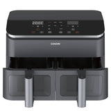 Cosori Heißluftfritteuse 8,5 Liter Dual Basket schwarz