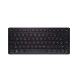 CHERRY Tastatur KW 9200 MINI - QWERTZ - Deutsch - Schwarz