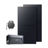 Anker SOLIX Balkonkraftwerk 2x RS50B Panel 540W MI80 800W mit Solarbank E1600 ohne Halterung