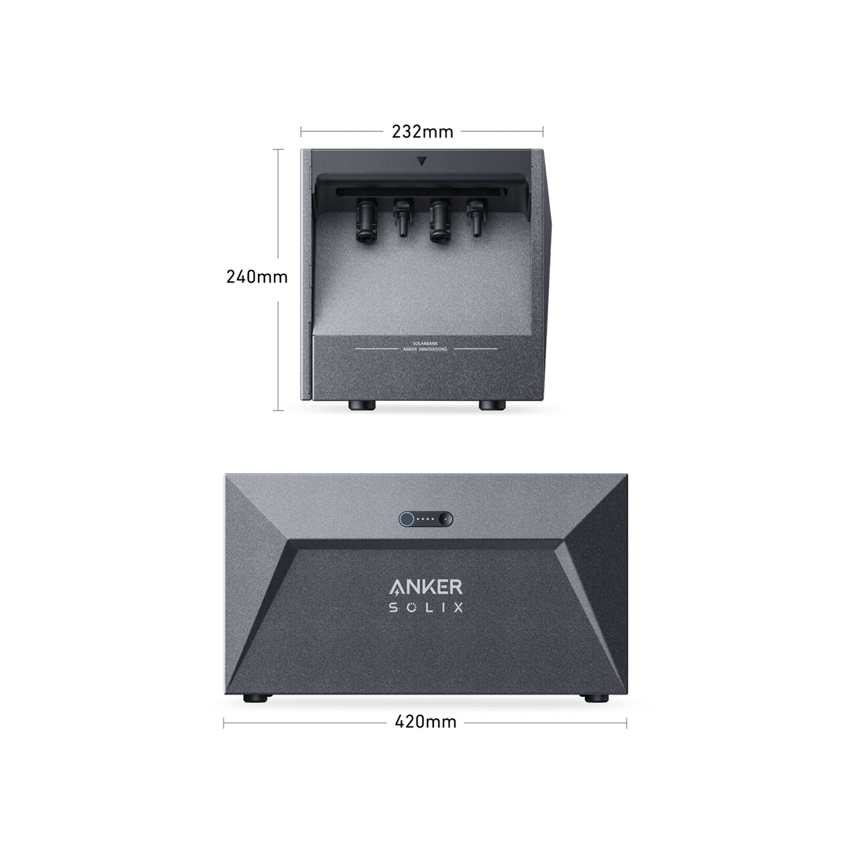 Anker SOLIX Balkonkraftwerk 2x540W MI80 800W Speicher E1600 + Bodenhalter