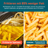 Cosori Heißluftfritteuse 5,5l Fassungsvermögen CP158-AF-RXB