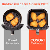 Cosori Heißluftfritteuse 5,5l Fassungsvermögen CP158-AF-RXB