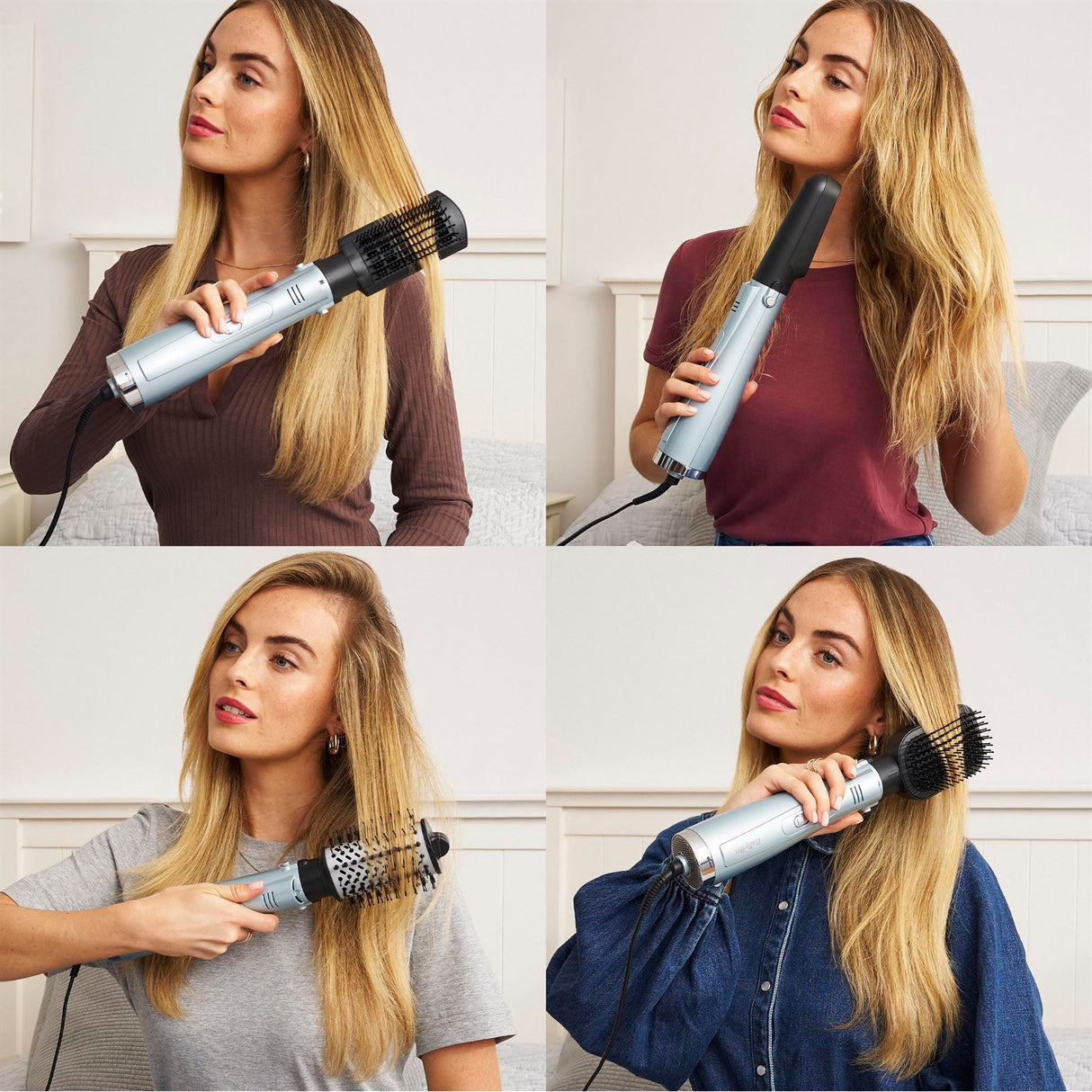 BaByliss Warmluftbürste Hydro Fusion Smooth & Shape