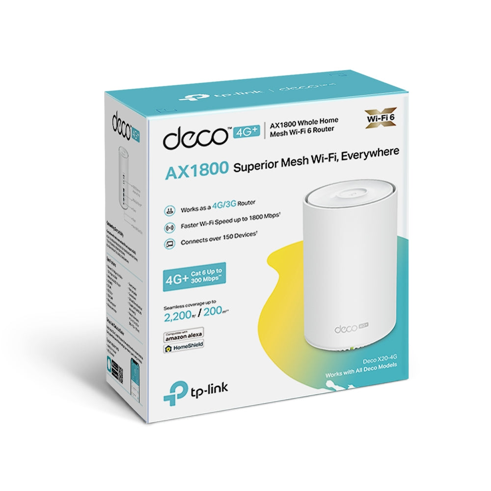 TP-Link Dualband Router DECO X20-4G(1-PACK)