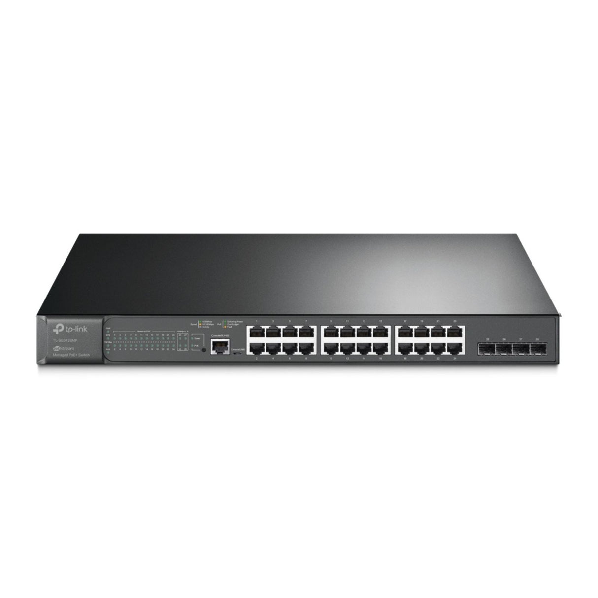 TP-Link JetStream 28-Port Gigabit L2 Managed Switch mit 24-Port PoE+