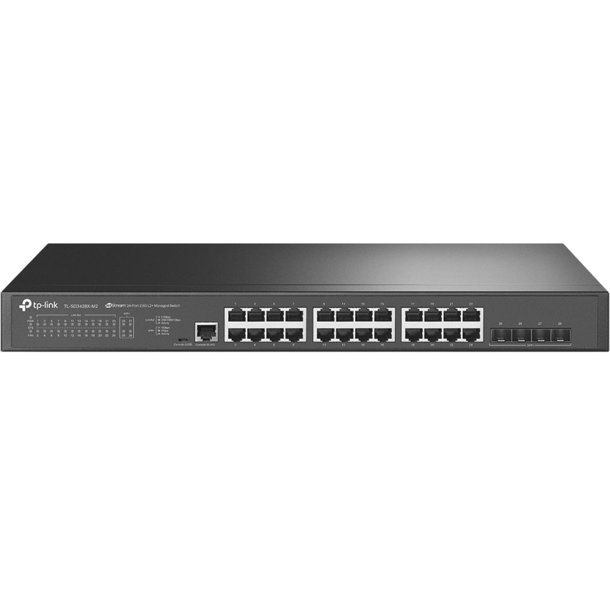 TP-Link JetStream 24-Port Gigabit L2 Managed Switch mit 4 Gigabit SFP Slots