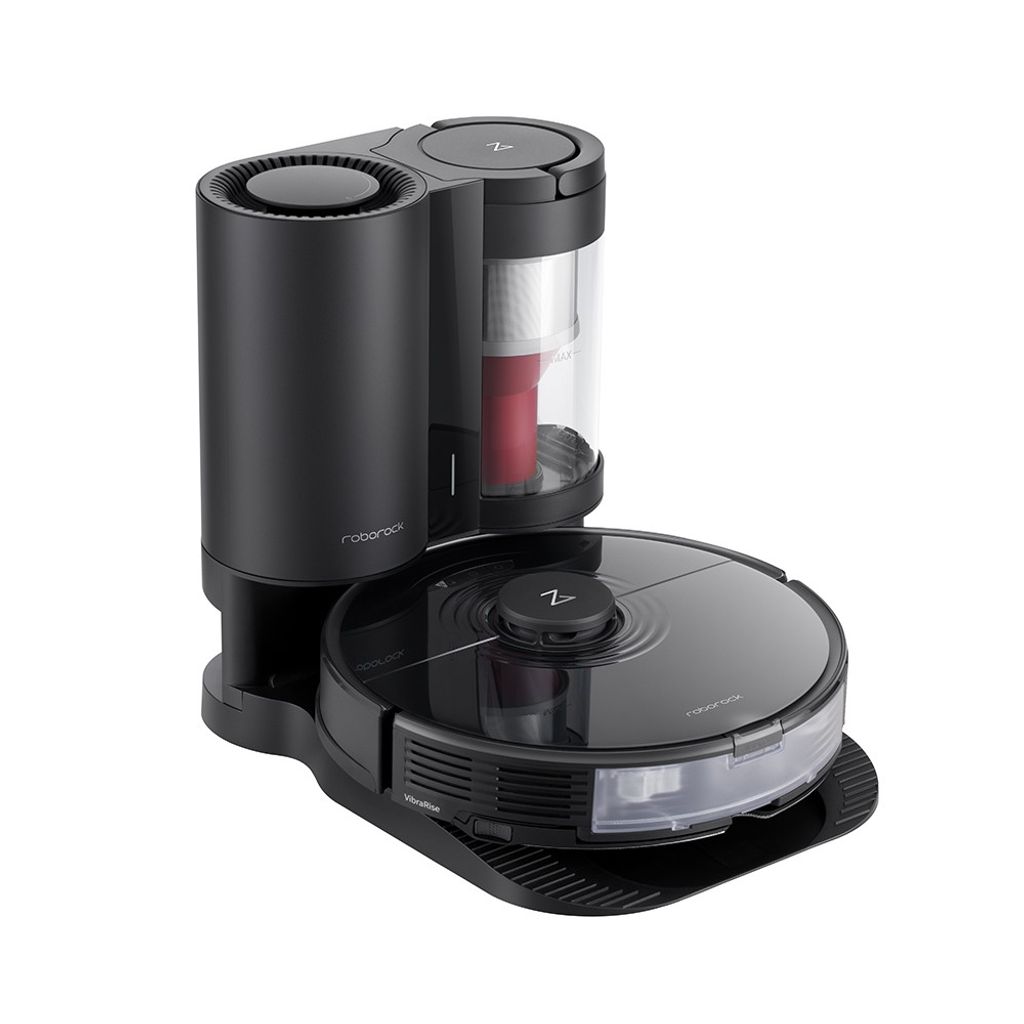 Roborock S7+ Saugroboter mit Wischfunktion Schwarz