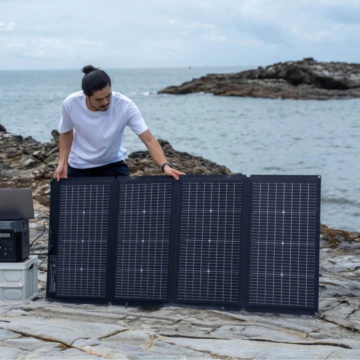 EcoFlow bifaziales Solarpanel schwarz 220 W-0% MwSt. (gem. � 12 Abs. 3 UStG)