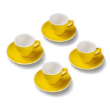 Terra Home 4er Espressotassen-Set, Gelb matt