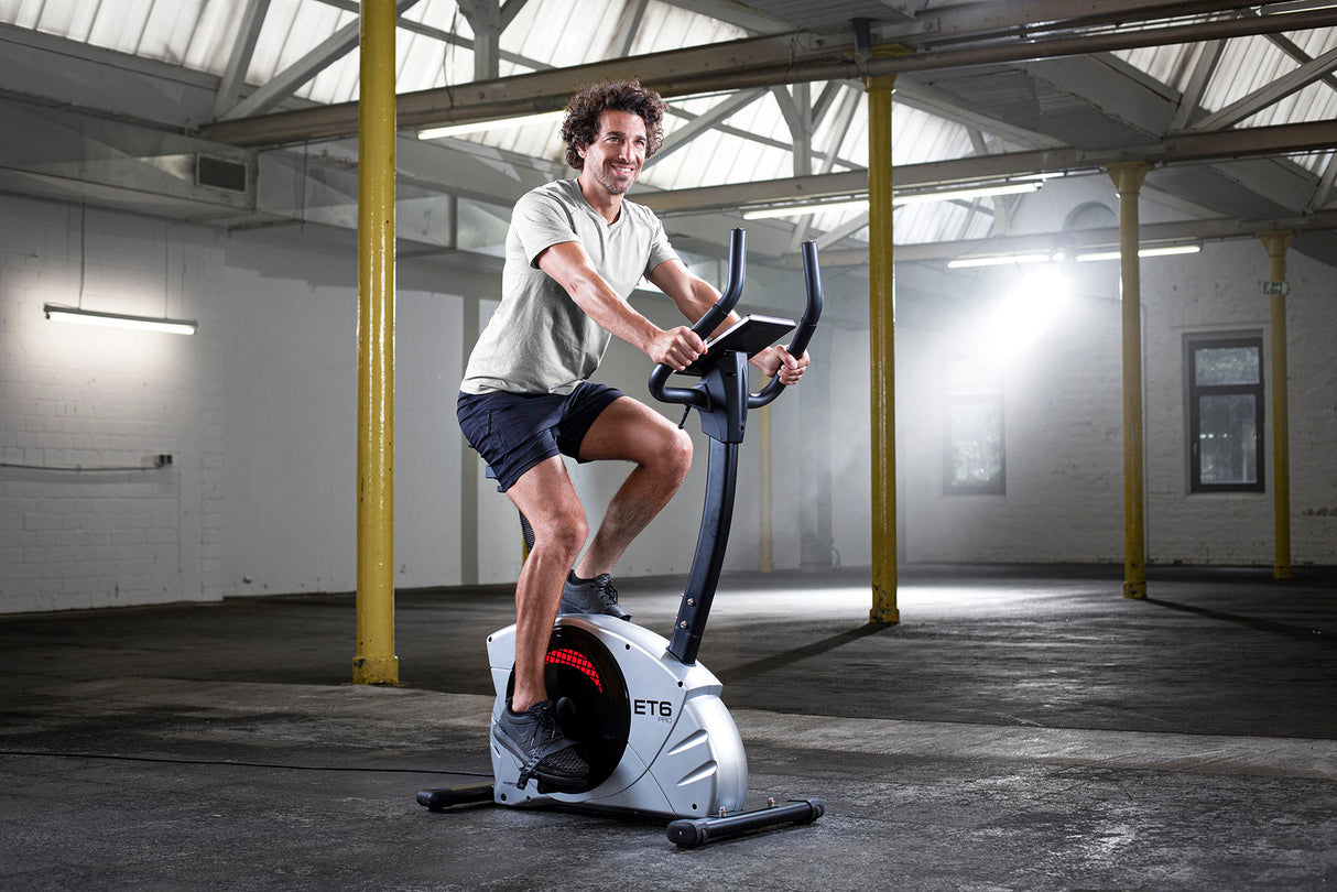 Christopeit Heimtrainer Ergometer ET 6 Pro, Induktionsbremse, KinoMap APP
