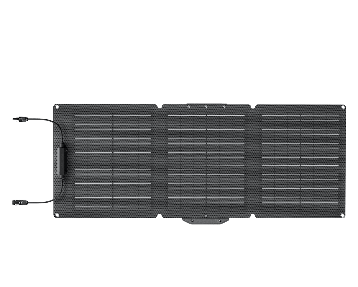 EcoFlow Solarpanel tragbar schwarz 60 W-0% MwSt. (gem. � 12 Abs. 3 UStG)