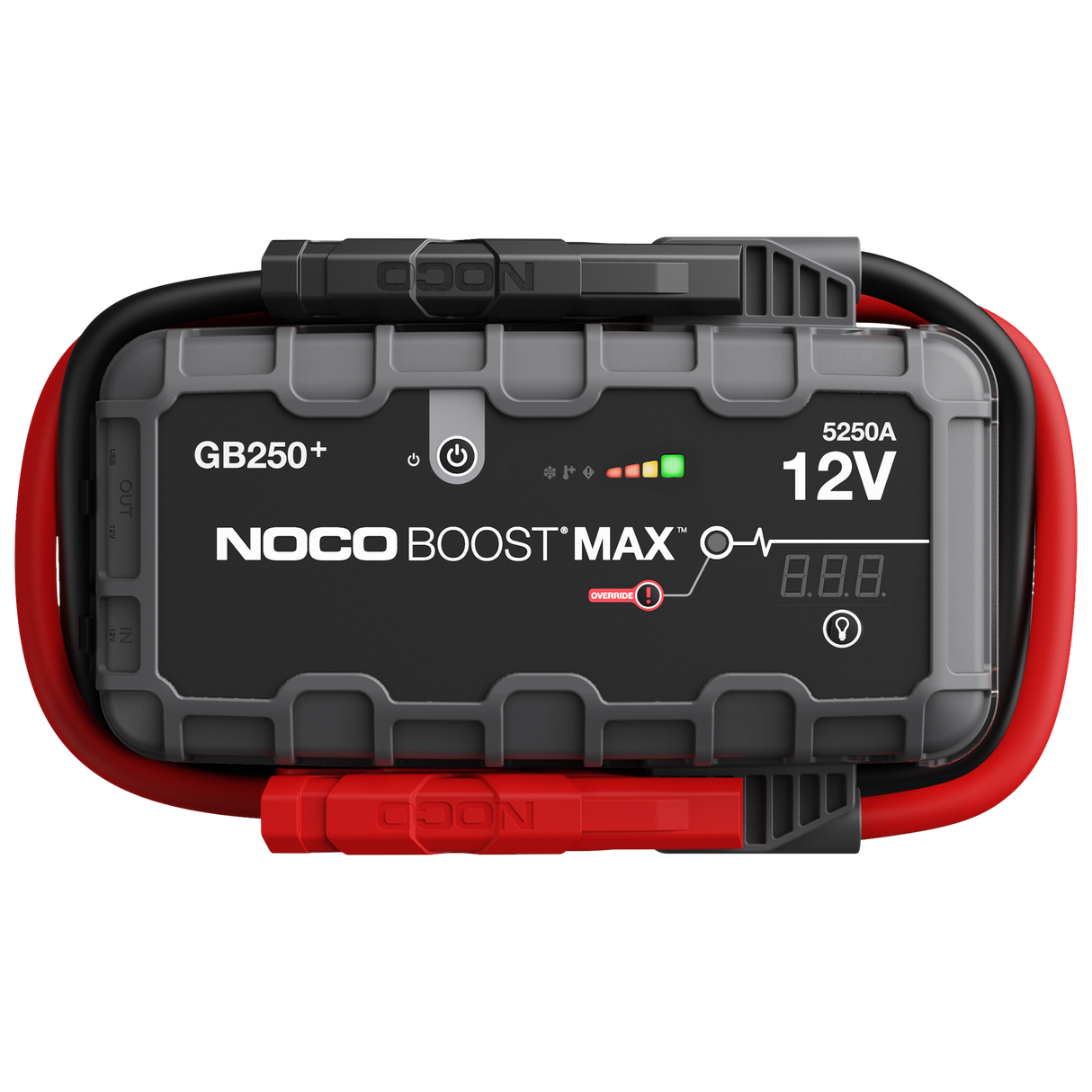 NOCO BOOST MAX GB250+ 12V Starthilfe mit 5250 A und integrierten Starthilfekabeln