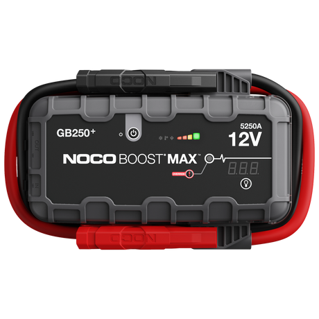 NOCO BOOST MAX GB250+ 12V Starthilfe mit 5250 A und integrierten Starthilfekabeln