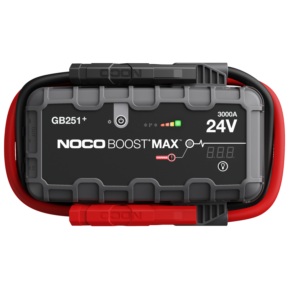 NOCO BOOST MAX GB251+ 24V Starthilfe mit 3000 A und integrierten Starthilfekabeln