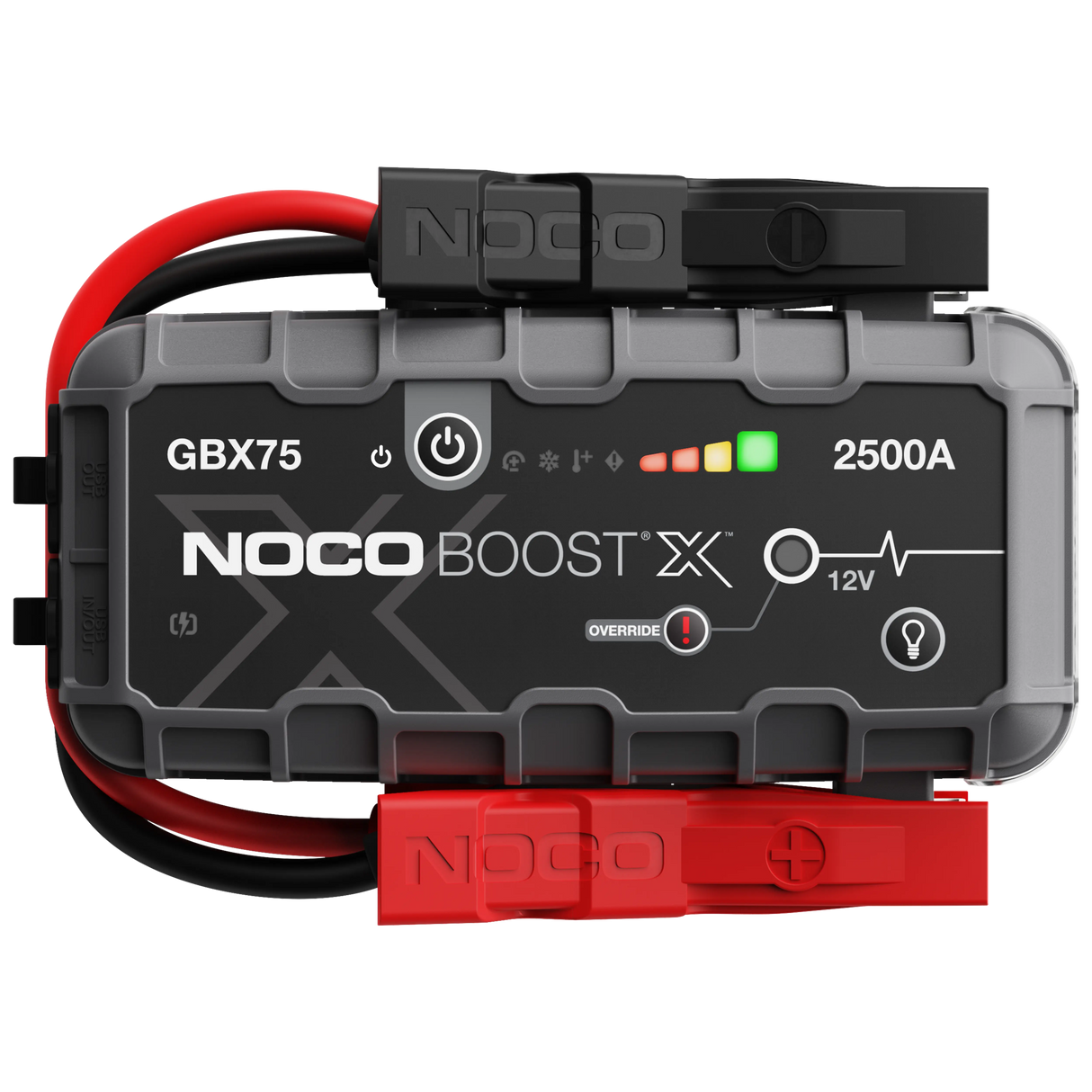 NOCO BOOST X GBX75 12V Starthilfe mit 2500 A und integrierten Starthilfekabeln