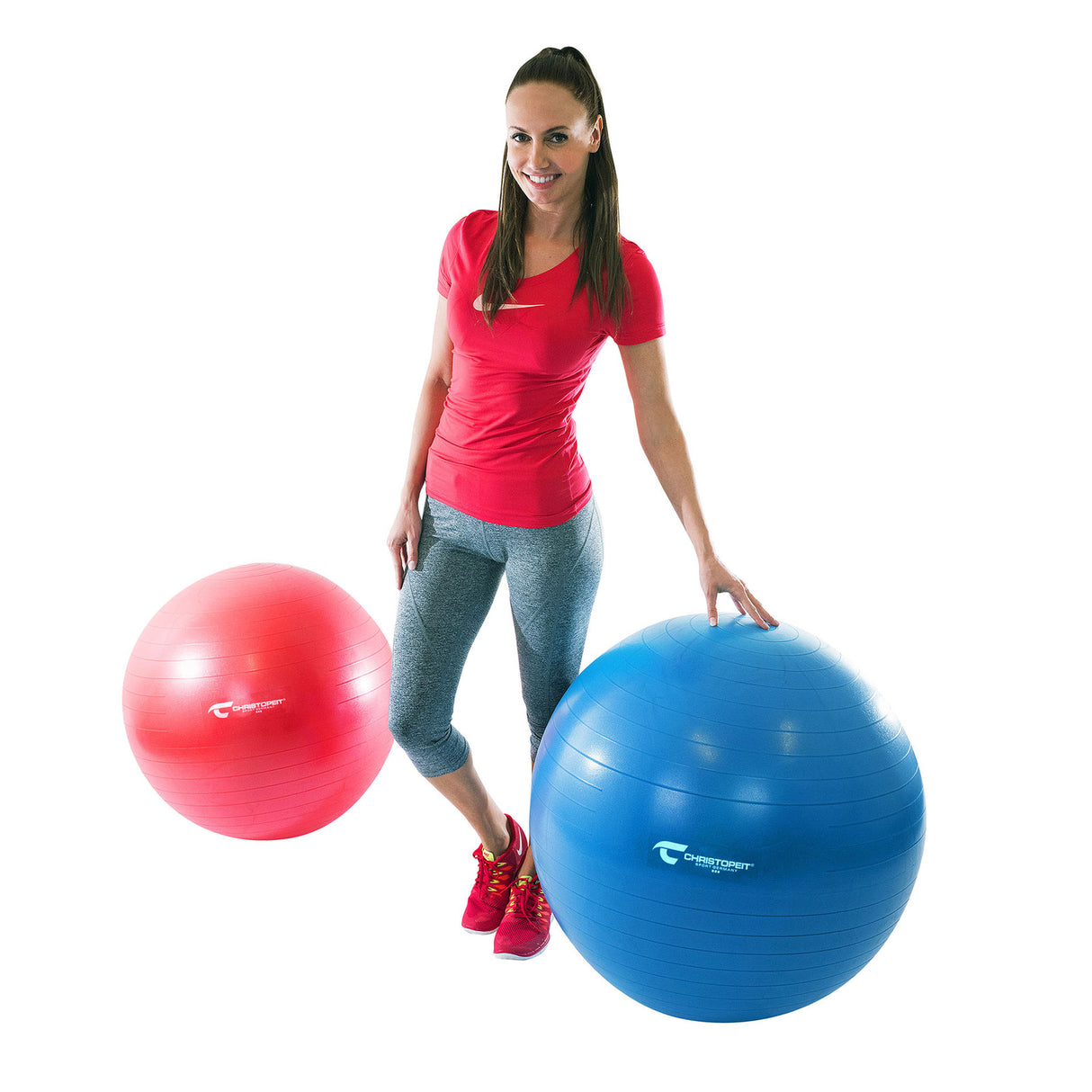 Christopeit Gymnastikball 65 cm inkl. Pumpe