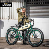 Jeep Cruise E-Bike CR 7004 grün