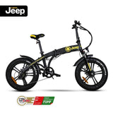 Jeep Faltbares FAT E-Bike FR 7020 schwarz