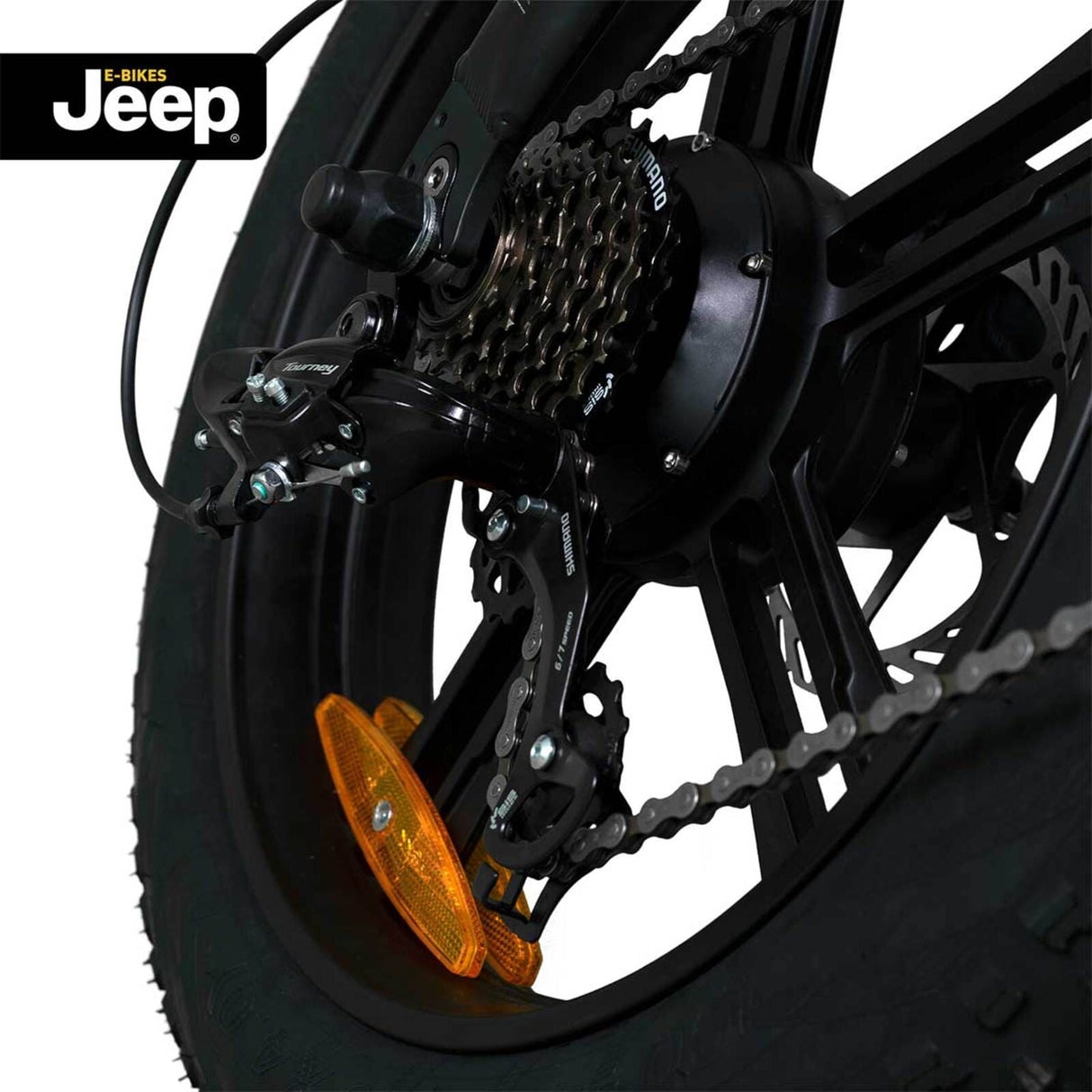 Jeep Faltbares FAT E-Bike FR 7020 schwarz