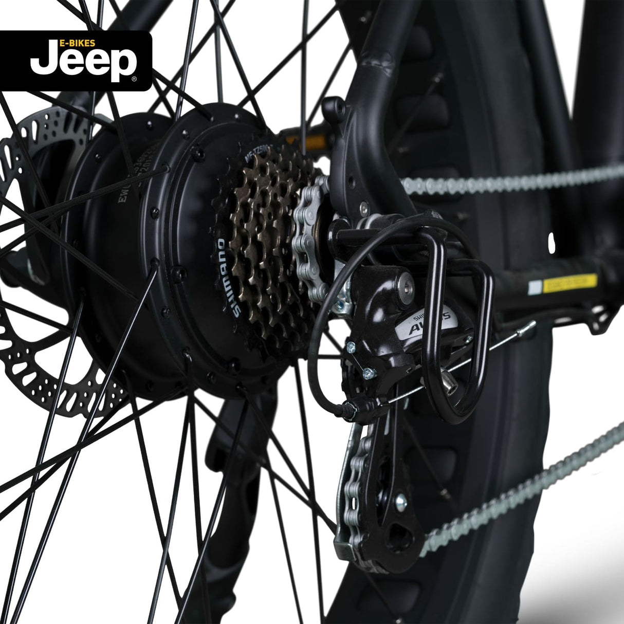 Jeep Mountain FAT E-Bike MHFR 7100 schwarz