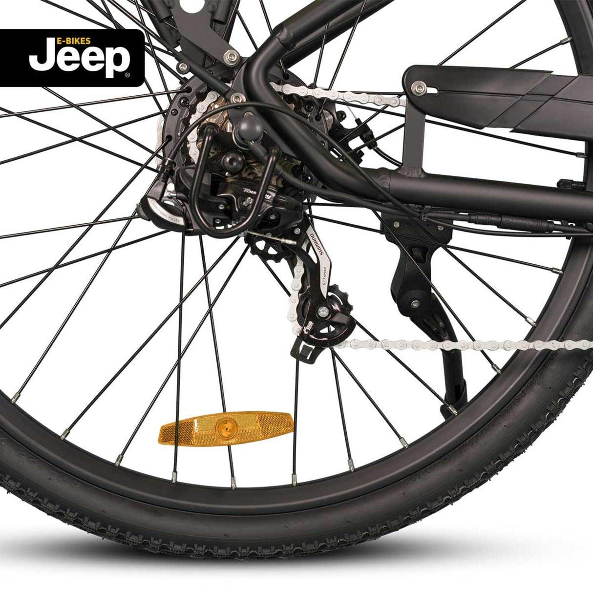 Jeep Trekking E-Bike TLR 7010 schwarz