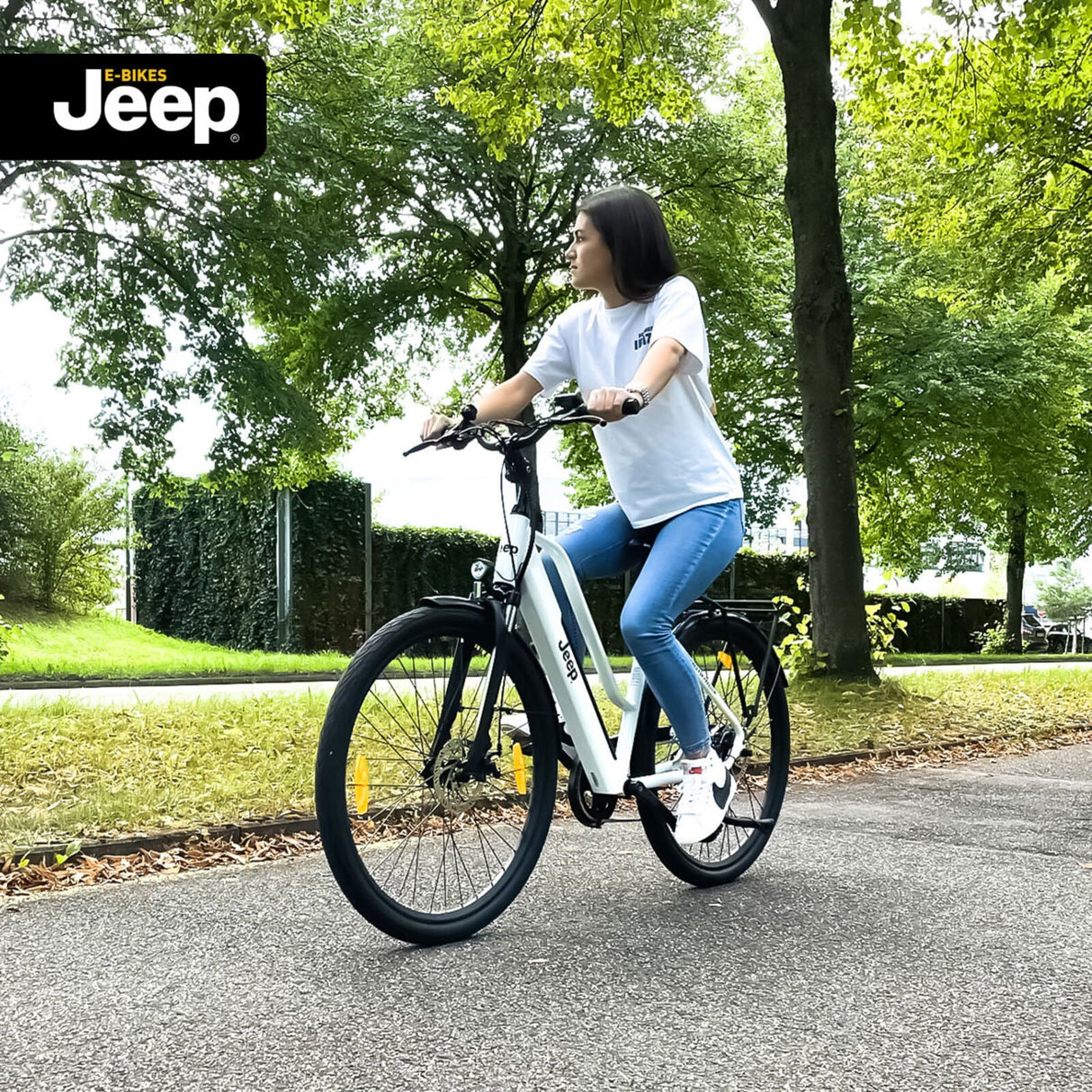 Jeep Trekking E-Bike TLR 7011, weiß