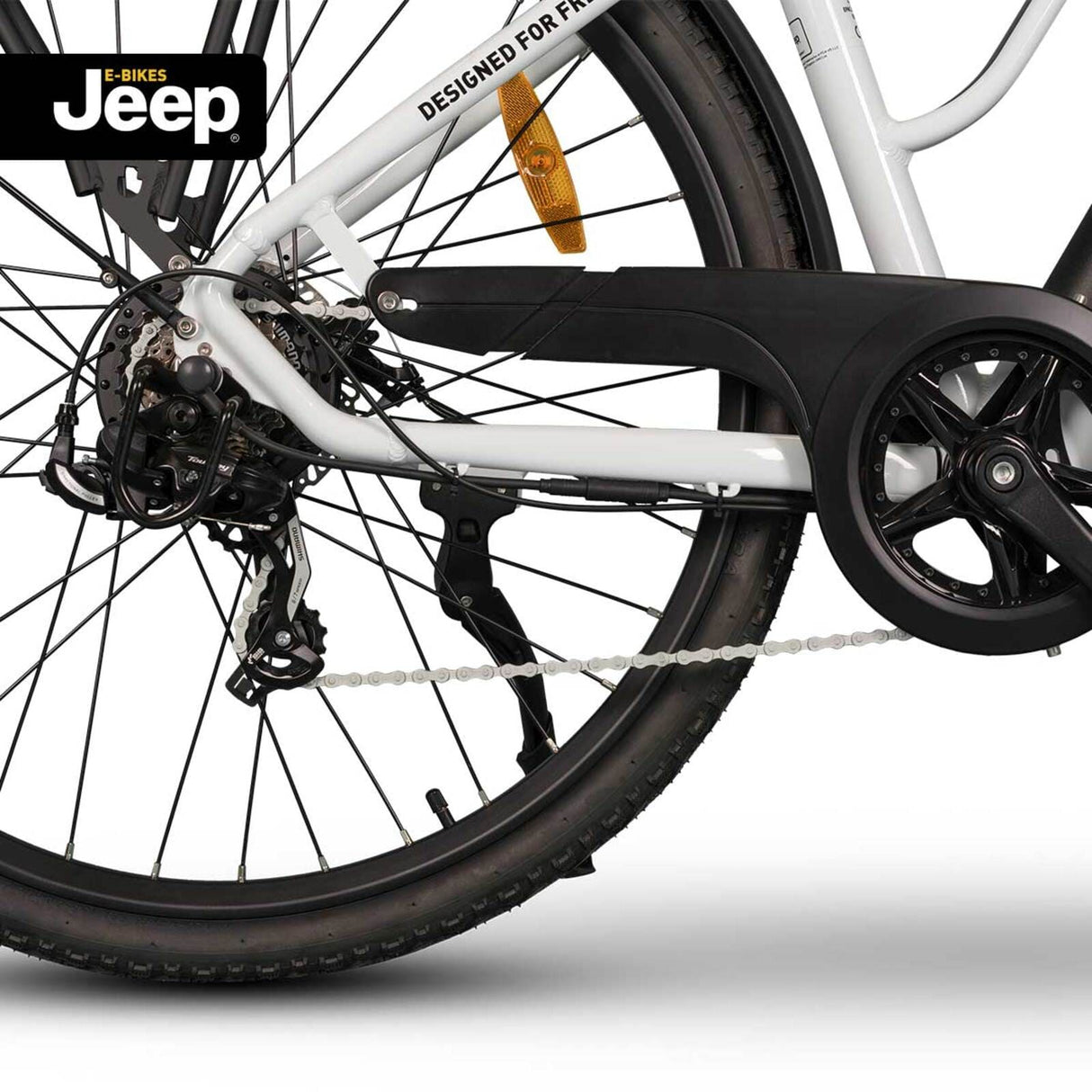 Jeep Trekking E-Bike TLR 7011, weiß