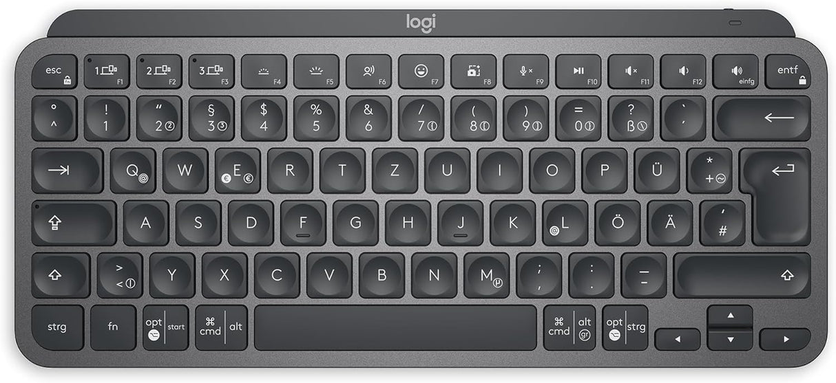 Logitech Tastatur MX Keys Mini kabellos grau