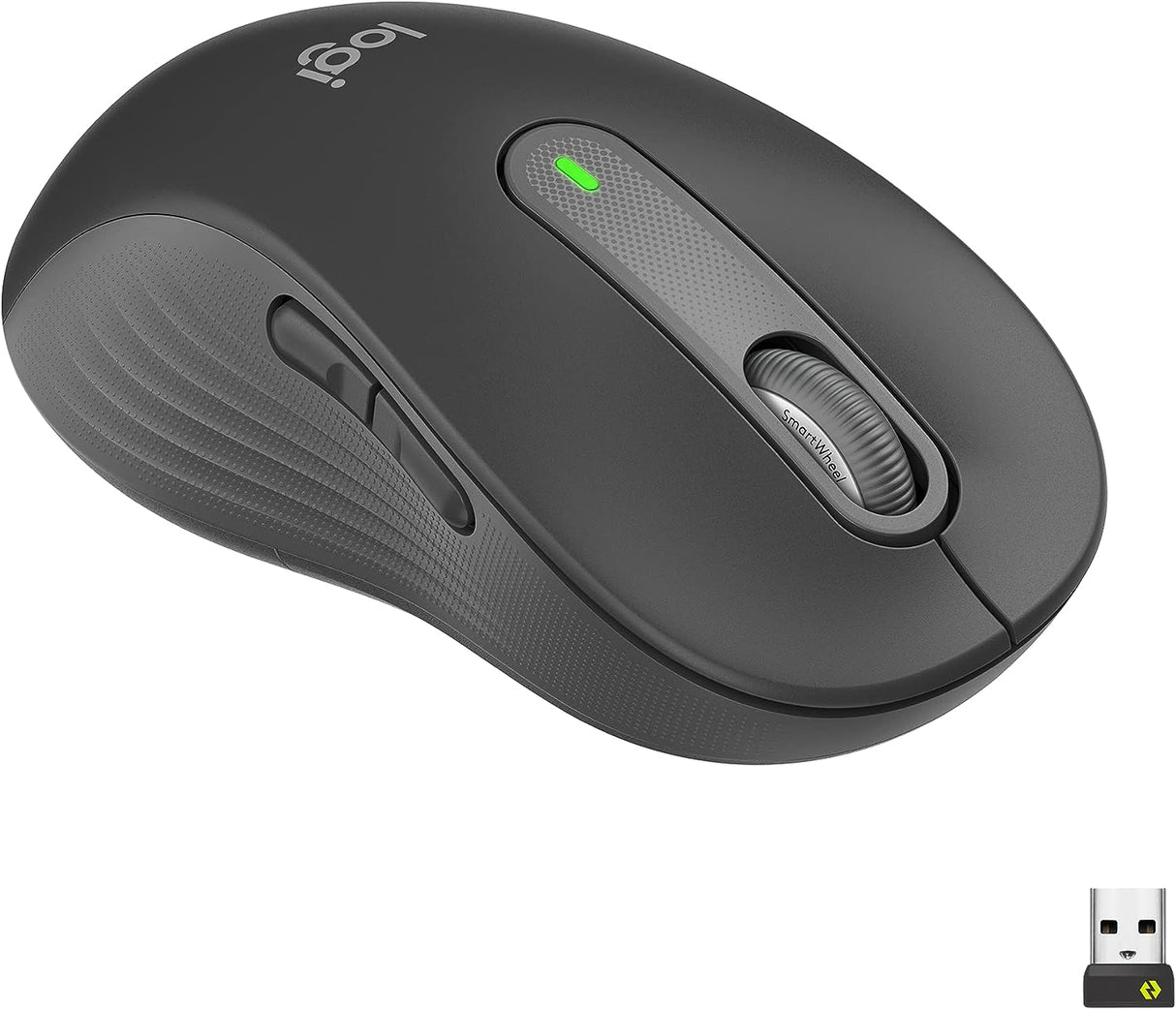 Logitech Maus Signature M650 L grau linkshänder