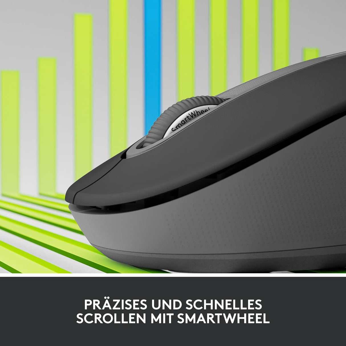 Logitech Maus Signature M650 L grau linkshänder