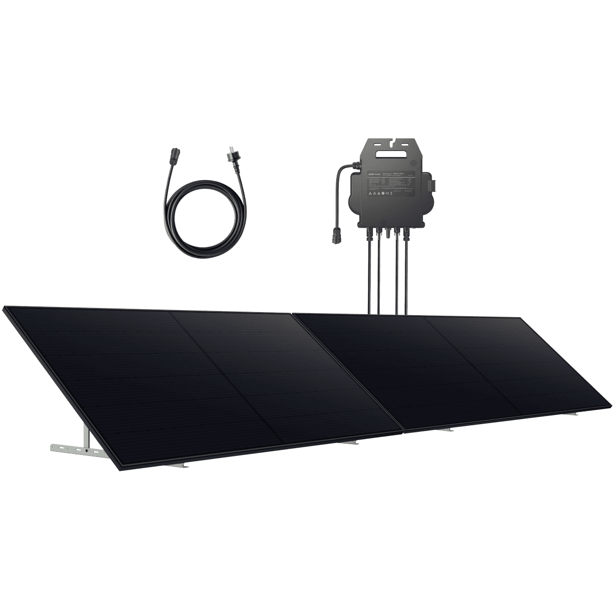 Anker Solix Balkonkraftwerk 2× RS50B 540W Mikroinverter 600W/800W Bodenhalterungen