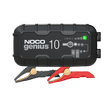 NOCO Genius10 10A Batterieladegerät mit roten und schwarzen Batterieklemmen