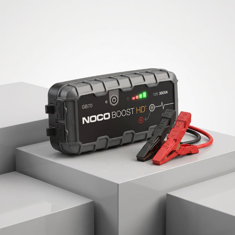 NOCO BOOST HD GB70 Starthilfe mit 3000 A und roten sowie schwarzen Starthilfeklemmen
