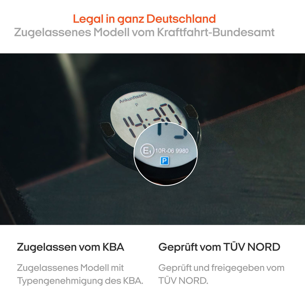 ooono P-Disc No2 - digitale Parkscheibe