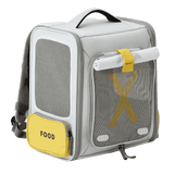 PETKIT Breezy xZone Katzenrucksack Transporttasche mit Lüfter Grau