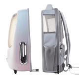 PETKIT Breezy2 Katzenrucksack Transporttasche mit Lüfter Blau/Pink