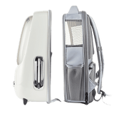 PETKIT Breezy2 Katzenrucksack Transporttasche mit Lüfter Cremeweiß