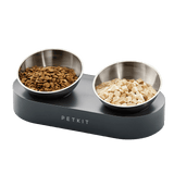 PETKIT Katzennapf Nano Metall erhöht Edelstahl 15 Grad geneigt rutschfest