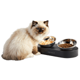 PETKIT Katzennapf Nano Metall erhöht Edelstahl 15 Grad geneigt rutschfest