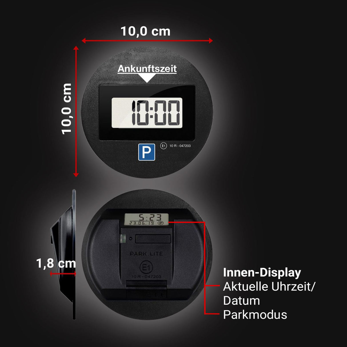 Needit PARK LITE ONE SCHWARZ