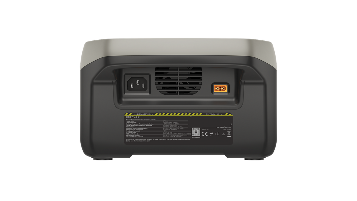 EcoFlow Balkonkraftwerk mit River 2 Powerstation schwarz-0% MwSt. (gem. � 12 Abs. 3 UStG)