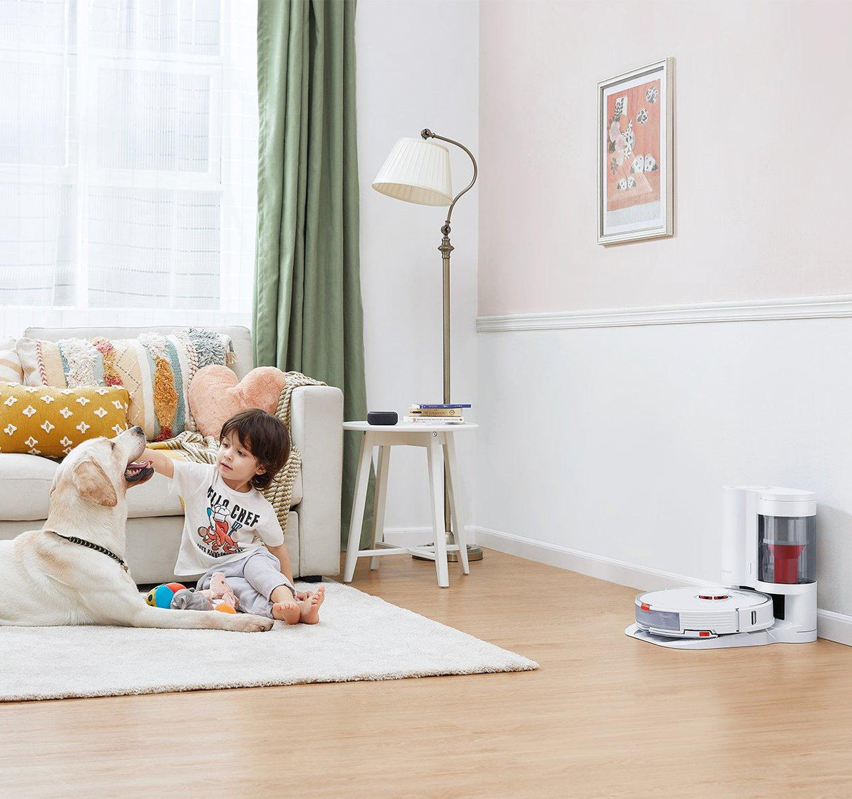 Roborock S7+ Saugroboter mit Wischfunktion Weiß