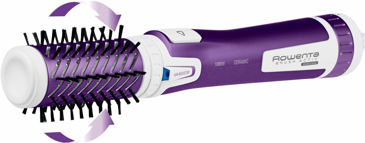 ROWENTA Warmluftbürste CF9530 Brush Active Volume & Shine 1000W violett